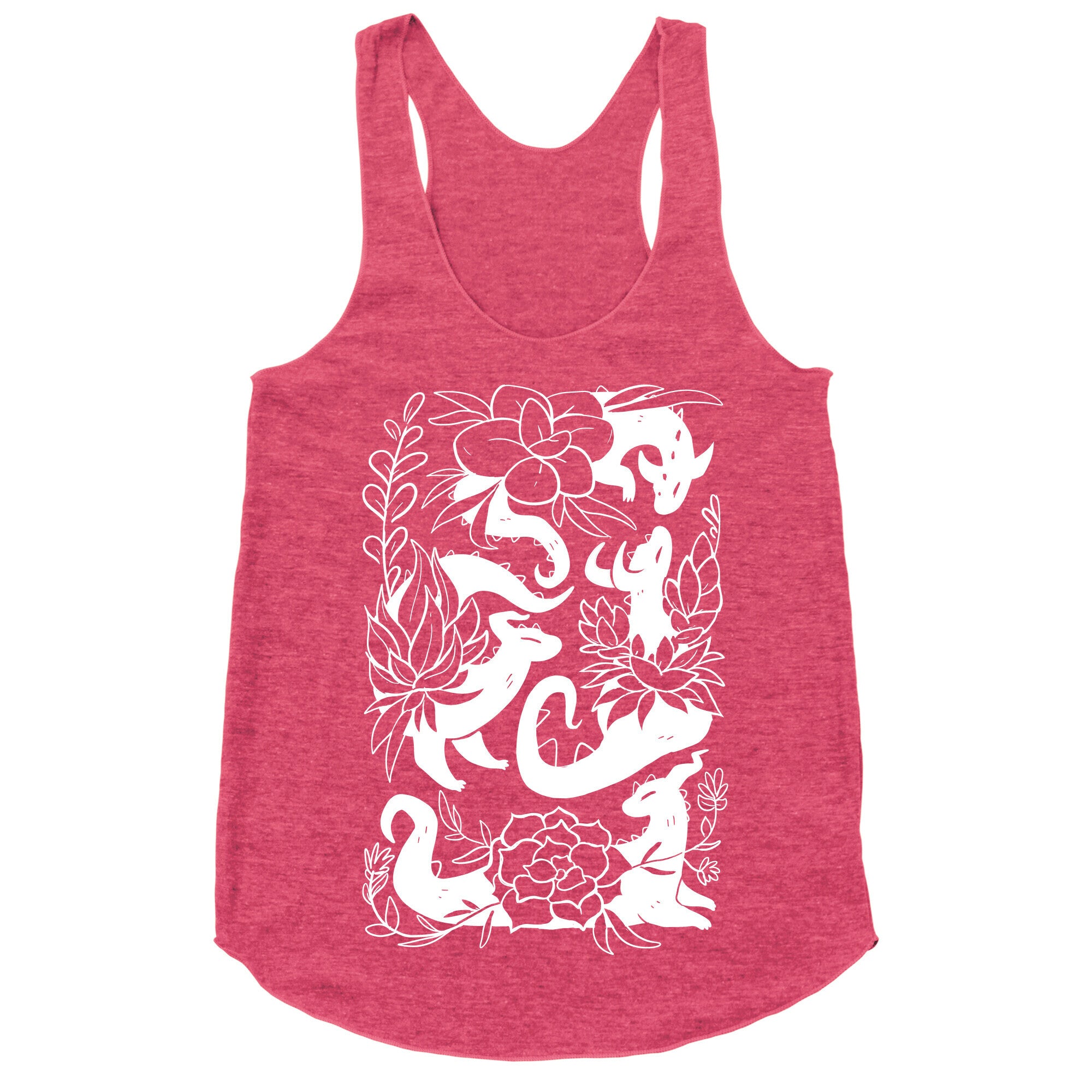 Succulent Dragons Racerback Tank